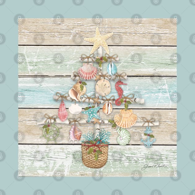 Coastal Christmas A by Jean Plout Designs