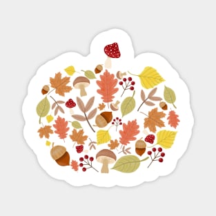 Autumn pumpkin Magnet