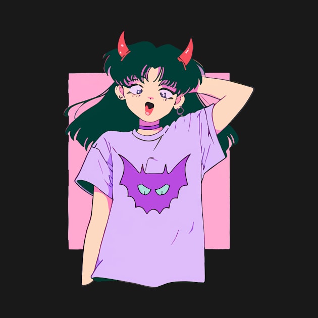 Cute Anime Demon Girl by DragonDream