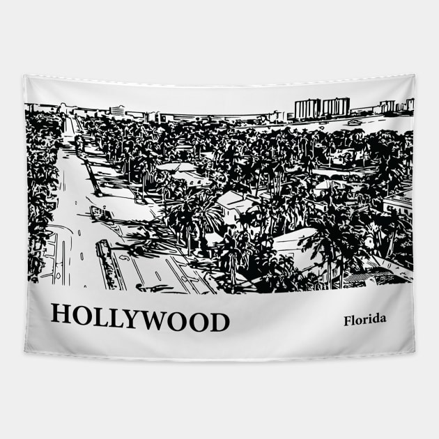 Hollywood - Florida Tapestry by Lakeric