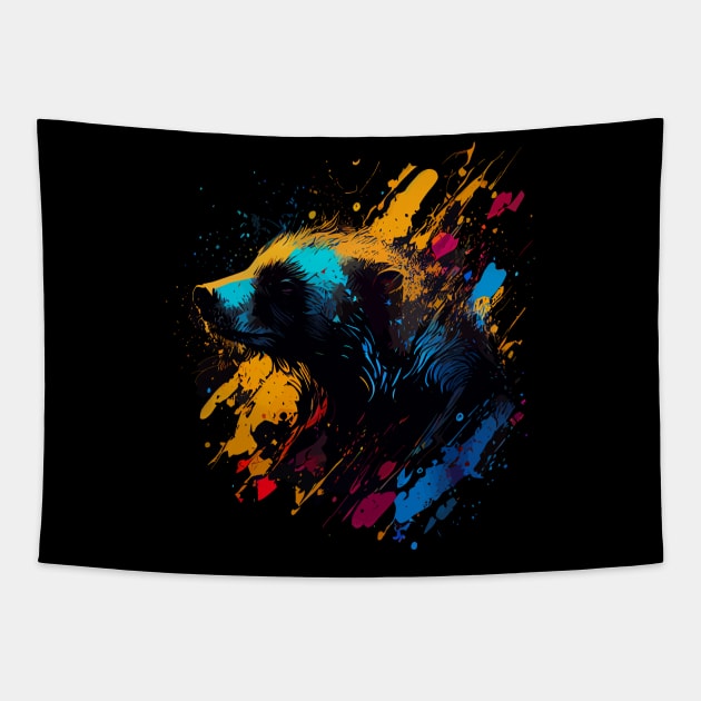 Honey Badger Tapestry by JH Mart