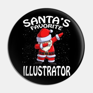 Santas Favorite Illustrator Christmas Pin