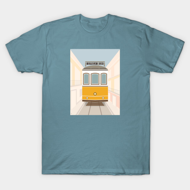 Disover Lisbon Tram, Portugal - Lisbon - T-Shirt