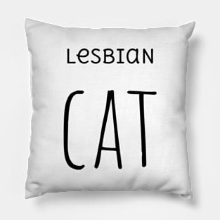 Lesbian Cat Pillow