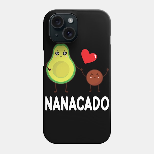 Avocados Dancing Together Happy Avocado Day Nanacado Grandma Phone Case by DainaMotteut