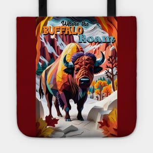 Where The Buffalo Roam Tote