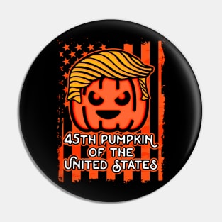 Trumpkin 45th Pumpkin Of The United States Pin