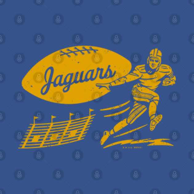 Discover Vintage Football - Jacksonville Jaguars (Gold Jaguars Wordmark) - Jacksonville Jaguars - T-Shirt