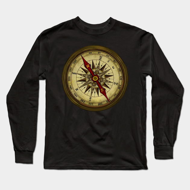 Compass - Compass - Long Sleeve T-Shirt | TeePublic