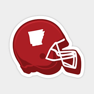 Arkansas Football Helmet Magnet