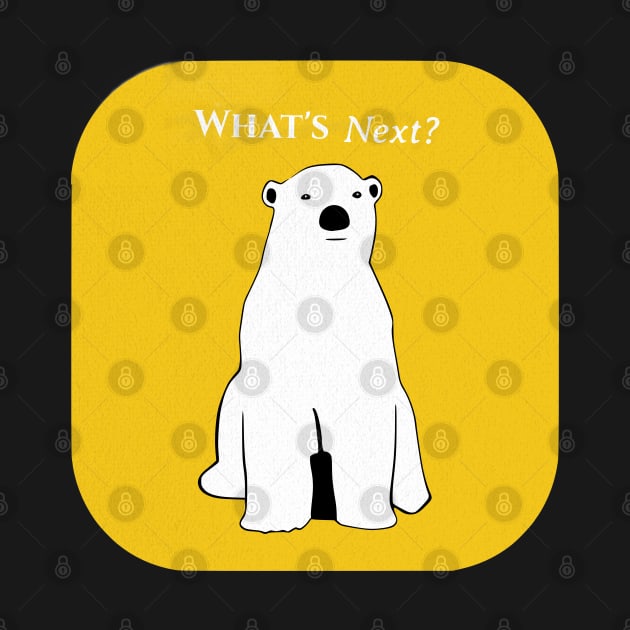 Polar Bear illustration ''What's next?'' by Rabbit Ink