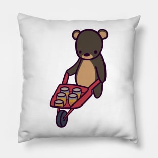Black Bear Honey Transport Pillow