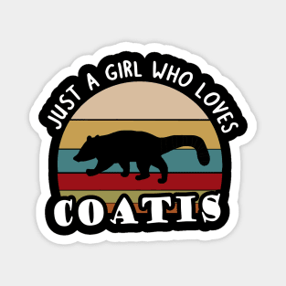 Coati girls coati women gift love Magnet