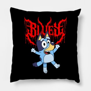 Bluey Black Metal Pillow