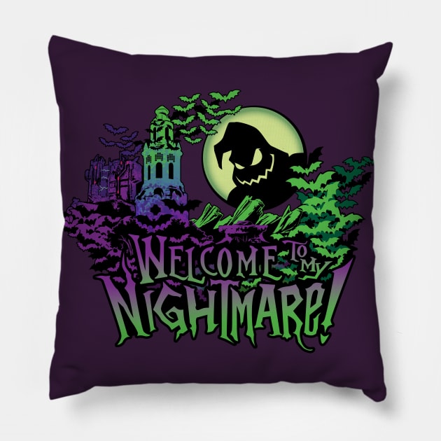 Oogie Boogie Bash Pillow by SkprNck