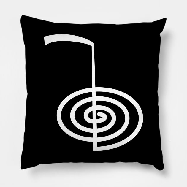 Cho ku rei, Reiki symbol Pillow by FlyingWhale369