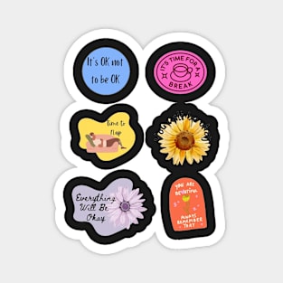 Depression Stickers for Mental Health Magnet