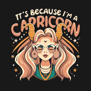 Capricorn Horoscope Whimsy: Horoscopic Sign Wit T-Shirt