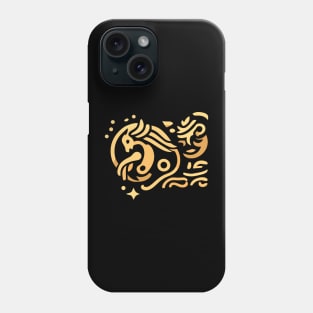 Golden mythical creature Phone Case