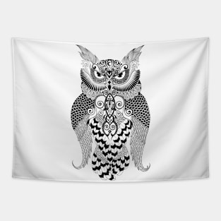 Mehendi owl Tapestry