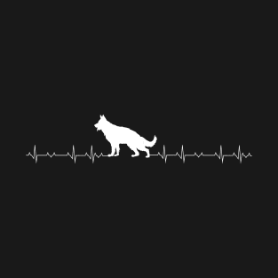 German Shepherd Heartbeat T-Shirt