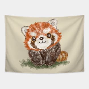 Smiling red panda Tapestry