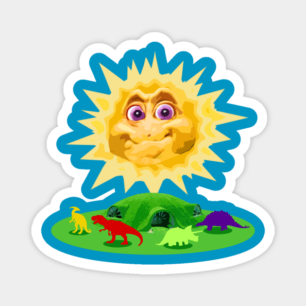 Dinotubbies Magnet by dogeandpepe