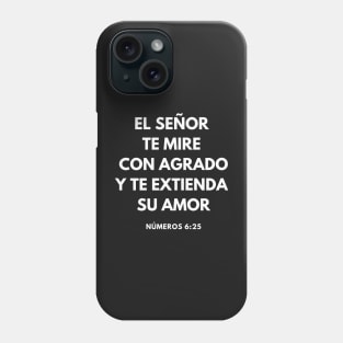 Numbers 6-25 Spanish Lord Make His Face Shine Phone Case