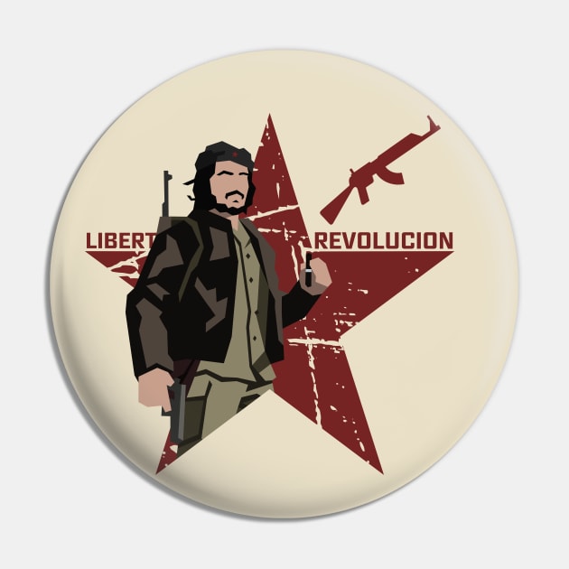 Minimalistic Che Guevara Pin by UGOL