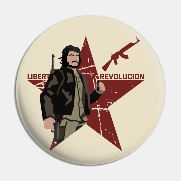 Ugol Minimalistic Che Guevara Pin