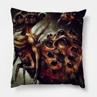 Damnation Machine - Scrime the Flesh Weaver Pillow