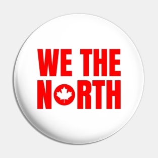 Image: We the north (oh canada) (red) Pin