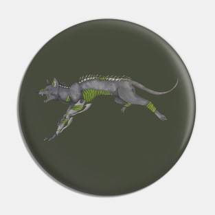 Sci fi monster dog Pin