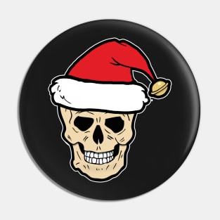 Santa Skull Pin