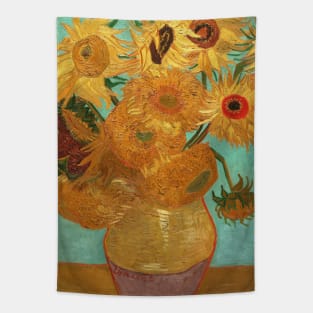 Vincent Van Gogh Twelve Sunflowers In A Vase Tapestry