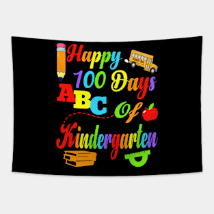 Happy 100 Days of Kindergarten Kids Teachers 100 Days of School Tapestry