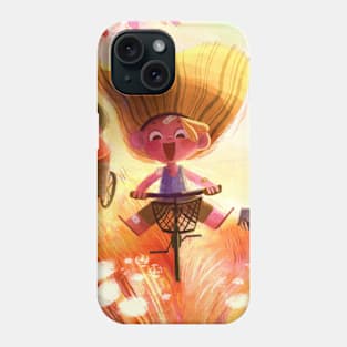 Sunset biking Phone Case