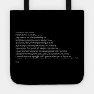 Uncle Iroh Quotes Tote