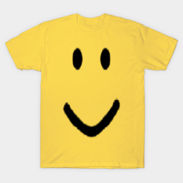 Roblox Halloween Noob Face Costume Roblox T Shirt Teepublic - scary smile t shirt roblox