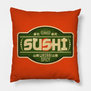 Sushi Wasabi Spicy Pillow