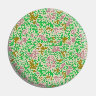 Camouflage pink and green Pin