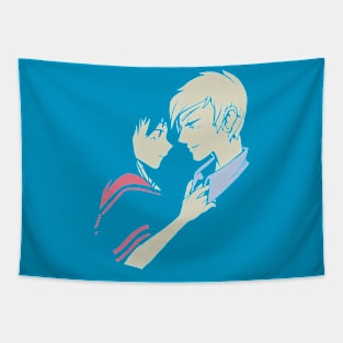 Romantic Lovers Couple Anime Cartoon Girlfriend Love Gift Tapestry