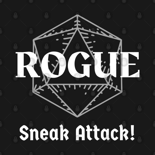 "Sneak Attack" DnD Rogue Class Print by DungeonDesigns