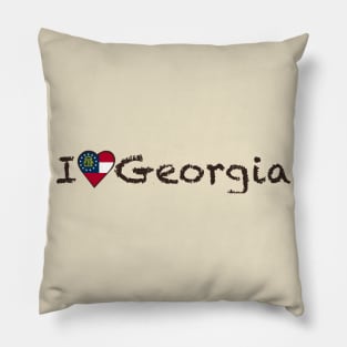 I Love Georgia Pillow