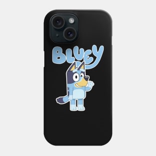 blue dog Phone Case