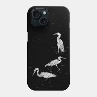 Three Herons Phone Case