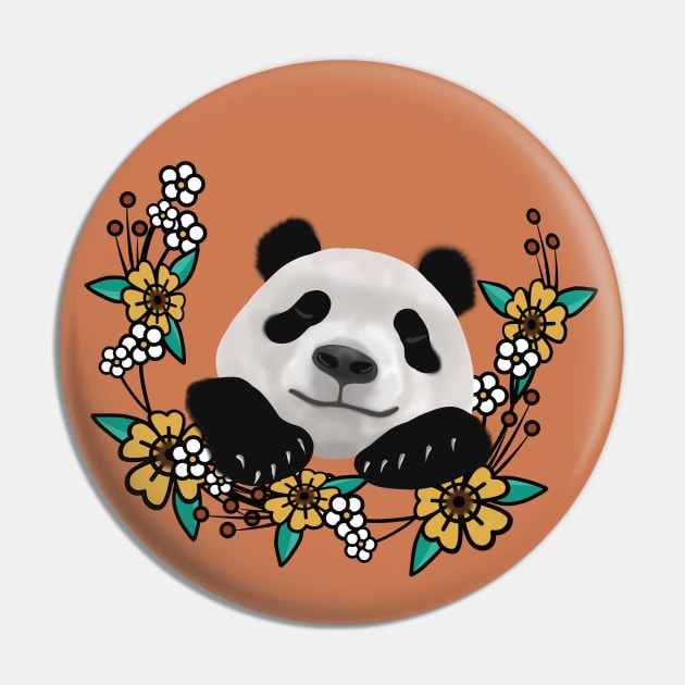 Panda zen Pin by Red Zebra