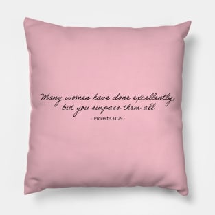 Proverbs 31 bible verse quote Pillow