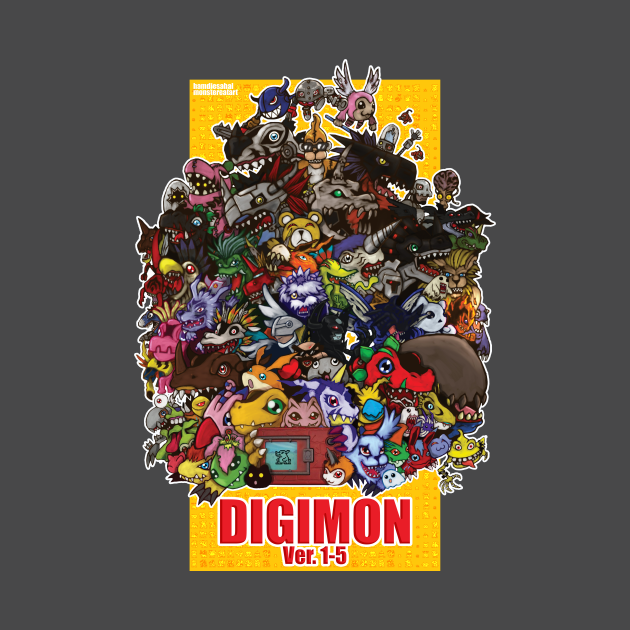 Digimon virtual pet 1997 - Digimon - T-Shirt | TeePublic