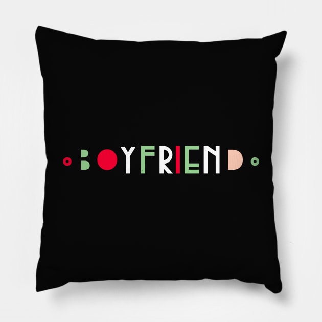 boyfriend couple design Pillow by osvaldoport76